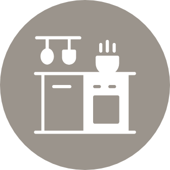 Find your inner chef in our modern kitchens
